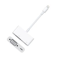 Apple Lightning To VGA Adapter Cable Model A1439 HD iPhone iPad ORIGINAL APPLE