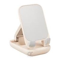 Baseus Seashell Series Folding Phone Stand (with Mirror) Baby Pink/Beige