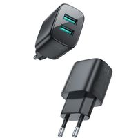 JoyRomm L-2A123 2.4A Dual ports mini fast charger EU with cable