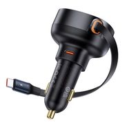 Baseus Car Charger Enjoyment Pro with cable USB-C to Type C00057802111-00