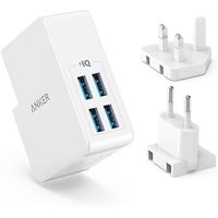 Anker PowerPort 4 Lite 27W EU + UK plug (A2021)