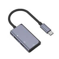 WiWU LT02 Pro Type-C to Type-C + 3.5mm Audio Adapter