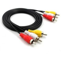 3rca To 3rca Tv Cable (red/yellow/white)