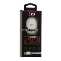 Emy Auto-id 2usb My-228 Charger I Phone