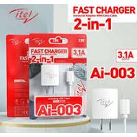 ICU 41 ITEL 2IN1 2.4A 2 USB V8 CHARGER