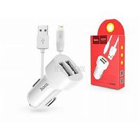 Z2A DUAL USB CAR CHARGER WITH CABLE I PHONE