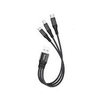 HOCO X47 25CM 3IN1 HARBOR CHARGING CABLE (OG)