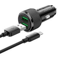 HOCO NZ14 GUERRERO C TO C DUAL PORT CAR CHARGER 36W (OG)