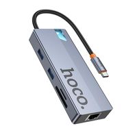HOCO HB52 8IN1 TYPE C HUB (18CM)