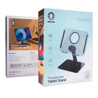 GREEN LION TRANSPARENT 360 TABLET STAND