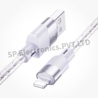 HOCO X99 2.4A CRYSTAL SILICONE CHARGING DATA CABLE (IP)