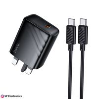 HOCO CS24B SINGLE PORT PD25W CHARGER SET (C TO C)
